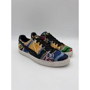 Puma x COOGI Clyde Multi-Color Knit Sneakers Mens 9.5 Low Top Shoes 364907-01